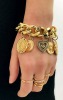 Disc Charm Chain Bracelet
